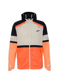 Brooks Run Visible Laufjacke Herren - weiß - Gr. S - Polyurethan