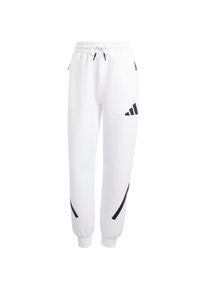 Adidas Zne Trainingshose Damen - weiß - Gr. S - Polyester/Baumwolle