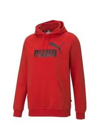 Hoodie Puma "Essentials Big Logo Herren" Gr. M, rot (high risk rot) Herren Sweatshirts