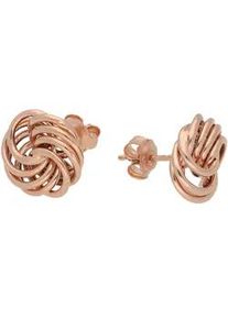 Paar Ohrstecker Vivance "Knoten" Ohrringe Gr. Roségold 375, rosegold (roségold 375) Damen