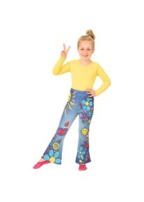 buttinette Kinder-Schlag-Leggings "70er-Jeans"