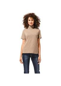 Rollkragenshirt Heine "Rollkragen-Shirt" Gr. 42, beige (sand) Damen Shirts