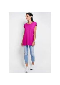 Longshirt Seidel Moden Gr. 54, pink (magenta) Damen Shirts in schlichtem Design, MADE IN GERMANY