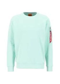 Sweater Alpha Industries "Alpha Industries Men - Sweatshirts X-Fit Sweat" Gr. 2 XL, grün (mint) Herren Sweatshirts