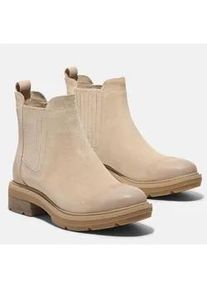 Chelseaboots Timberland "Brimfield MID CHELSEA BOOT" Gr. 42, beige (lt sued) Damen Schuhe Stiefelette, Winterschuhe, Ankle Boots