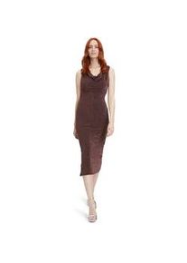 Abendkleid Vera Mont "Vera Mont Bodycon-Kleid mit Lurexfaden" Gr. 34, Normalgrößen, rosa (black/rosé) Damen Kleider Rückenfrei