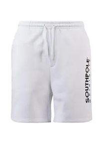 Stoffhose Southpole "Southpole Herren Southpole Basic Sweat Shorts" Gr. XXL, US-Größen, weiß Herren Hosen