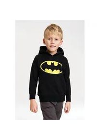 Kapuzensweatshirt logoshirt "DC - Batman Logo" Gr. 92/98, schwarz Herren Sweatshirts mit Batman-Logo