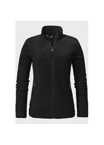 Schöffel Fleecejacke SCHÖFFEL "Fleece Jacket Atlanta L" Gr. 40, schwarz (9990, schwarz) Damen Jacken