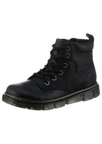 Schnürboots Dr. Martens "Raffe" Gr. 33, schwarz Kinder Schuhe Schnürstiefel, Kinderstiefel mit zusätzlichen Reißverschluss