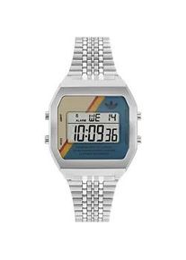 Digitaluhr Adidas ORIGINALS "AOST235562I" Armbanduhren silberfarben Herren Armbanduhr, Quarzuhr, Herrenuhr