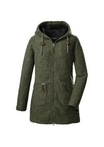 Fleecejacke G.I.G.A. DX BY KILLTEC "GW 55 WMN KNTFLC PRK" Gr. 44, grün (olivgrün) Damen Jacken