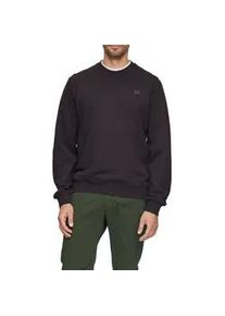 Sweatshirt s.Oliver Gr. L, lila (aubergine) Herren Sweatshirts mit Logo Stickerei