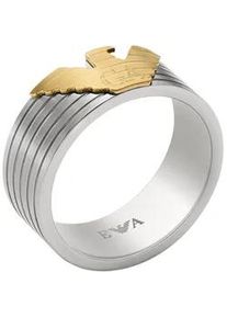 Fingerring Emporio Armani "EAGLE LOGO, EGS3076040" Fingerringe Gr. 20, Edelstahl, 9mm, goldfarben (edelstahlfarben-gelbgoldfarben) Damen