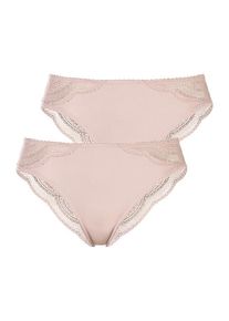Lascana Brasilslip pink Gr. 32/34 für Damen. Mit Spitze. Nachhaltig.