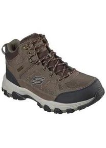 Schnürboots Skechers "SELMEN - MELANO" Gr. 41, braun (dunkelbraun) Herren Schuhe ideal für Outdoor-Aktivitäten