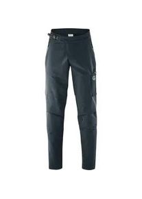 Radhose Gonso "PISCADU" Gr. 6XL, Normalgrößen, grau (anthrazit) Herren Hosen Bike-Hose, lange MTB Fahrradhose, Bund regulierbar, mit Taschen