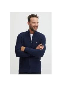 Strickjacke FQ1924 "FQ1924 FQVillum" Gr. L, blau (navy blazer) Herren Strickjacken