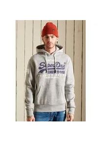 Kapuzensweatshirt Superdry "VL NS HOOD" Gr. L (48), grau (grau marl) Herren Sweatshirts