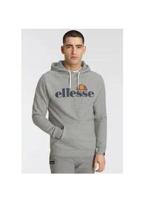 Kapuzensweatshirt Ellesse "SL GOTTERO OH HOODY" Gr. S, grau (grau marl) Herren Sweatshirts