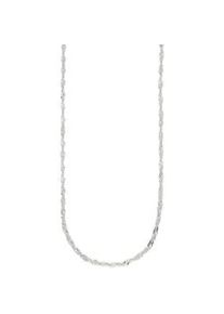 Collierkettchen Bruno Banani "Schmuck Geschenk Silber 925 Halsschmuck Halskette Singapurkette" Halsketten Gr. Silber 925 (Sterlingsilber), L: 45cm B: 1,8mm, silberfarben Damen Made in Germany