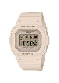 Chronograph Casio BABY-G Armbanduhren beige (creme) Damen Quarzuhr, Armbanduhr, Damenuhr, automatischer Kalender, digital, Timer