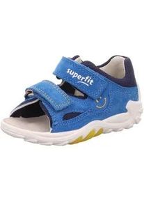 Sandale Superfit "FLOW WMS: Mittel" Gr. 21, blau Kinder Schuhe Sommerschuh, Klettschuh, Freizeitsandale, mit Klettverschluss