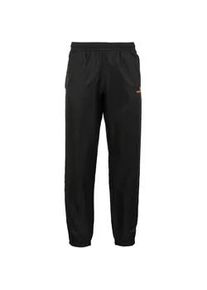 Jogginghose Sergio Tacchini "CARSON 021 SLIM PANT Herren" Gr. M, EURO-Größen, schwarz (black/vibrant orange) Herren Hosen Trainingshose Herren, Jogginghose, Retro, Sporthose, Streetwear, Sale