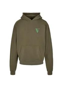 Kapuzensweatshirt Merchcode "Merchcode Herren Grand Collage Ultra Heavy Hoody" Gr. XL, grün (olive) Herren Sweatshirts