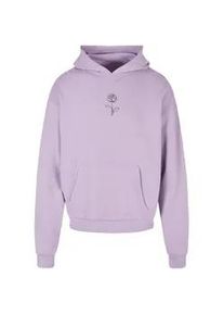 Kapuzensweatshirt Merchcode "Merchcode Herren Rose Ultra Heavy Hoody" Gr. S, lila Herren Sweatshirts