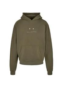 Kapuzensweatshirt Merchcode "Merchcode Herren NITM-Moody Face x Ultra Heavy Hoody" Gr. XL, grün (olive) Herren Sweatshirts