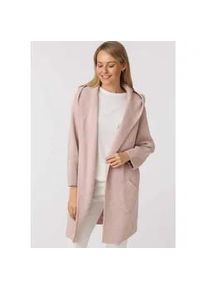 Strickjacke Zwillingsherz rosa (altrosa) Damen Strickjacken weicher Griff, lockerer fit, mit Wolle und Alpaka