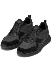 Sneaker Geox "U MOLVENO A" Gr. 42, schwarz Herren Schuhe Freizeitschuh, Halbschuh, Schnürschuh mit Plateausohle