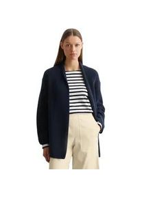 Marc O'Polo Cardigan MARC O'POLO "aus Heavy Weight Cotton" Gr. XXS, blau Damen Strickjacken