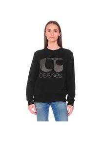 Sweatshirt Le Temps Des Cerises "PAOLO" Gr. M, schwarz Herren Sweatshirts mit modischem Frontprint