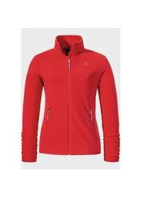 Schöffel Fleecejacke SCHÖFFEL "Hiking Fleece Jk Style Ash WMS" Gr. 44, rot (2050 - rot) Damen Jacken