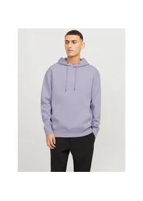 Jack & Jones Kapuzensweatshirt JACK & JONES "JJESTAR JJ SWEAT HOOD NOOS" Gr. L, languid lavender Herren Sweatshirts mit Logo Print im 3D Look