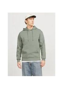 Jack & Jones Kapuzensweatshirt JACK & JONES "JJESTAR JJ SWEAT HOOD NOOS" Gr. L, grün (iceberg grün) Herren Sweatshirts mit Logo Print im 3D Look