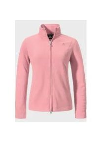 Schöffel Fleecejacke SCHÖFFEL "Fleece Jacket Leona3" Gr. 46, pink (3465 - pink) Damen Jacken