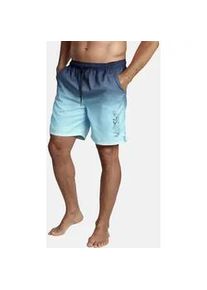 Badeshorts Jan Vanderstorm "Badeshorts WERENFRIED" Gr. 4XL, blau Herren Badehosen Bermudas