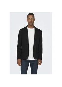 Only & Sons Sakko ONLY & SONS "ONSMARK SLIM 0209. BLAZER NOOS" Gr. M, schwarz Herren Sakkos