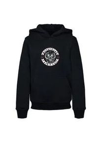 Kapuzensweatshirt Merchcode "Merchcode Herren Kids Motorhead - Biker Badge Basic Hoody" Gr. 110/116, schwarz Jungen Sweatshirts