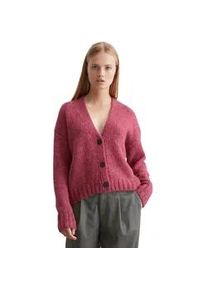 Marc O'Polo Cardigan MARC O'POLO DENIM "aus Schurwolle-Mix mit Alpakawolle" Gr. XS, pink Damen Strickjacken