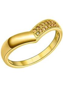 Fingerring Lady Fingerringe Gr. 21, Metall-Gold, goldfarben (gelbgold 585) Damen