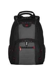 Laptoprucksack Wenger "Pillar, schwarz/ grau" Gr. B/H/T: 38cm x 48cm x 25cm, schwarz Herren Rucksäcke für Laptops bis 16 Zoll