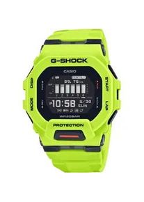 Smartwatch Casio G-SHOCK "GBD-200-9ER" Smartwatches gelb (hellgelb) Smartwatch Armbanduhr, Herrenuhr, Bluetooth, Schrittzähler, Stoppfunktion