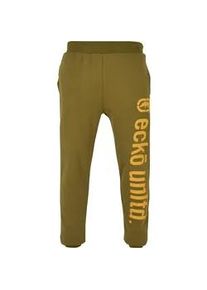 Stoffhose ECKO UNLTD. "Ecko Unltd. Herren 2Face Sweatpants" Gr. 5XL, US-Größen, grün (olive) Herren Hosen