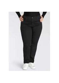 Levi's Straight-Jeans LEVI'S PLUS "314 Shaping Straight" Gr. 14 (44), Länge 34, schwarz (soft black) Damen Jeans in Baumwoll-Stretch