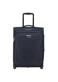 Handgepäck-Trolley American Tourister "SUMMERRIDE, 55 erweiterbar" Gr. B/H/T: 40cm x 55cm x 25cm 43 l, blau (navy) Koffer Handgepäck-Koffer Reisegepäck TSA-Zahlenschloss