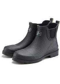 Gummistiefelette ELBSAND Gr. 42, schwarz Damen Schuhe aus wasserdichtem Material, Gummistiefel, Boots, Schlupfstiefel VEGAN